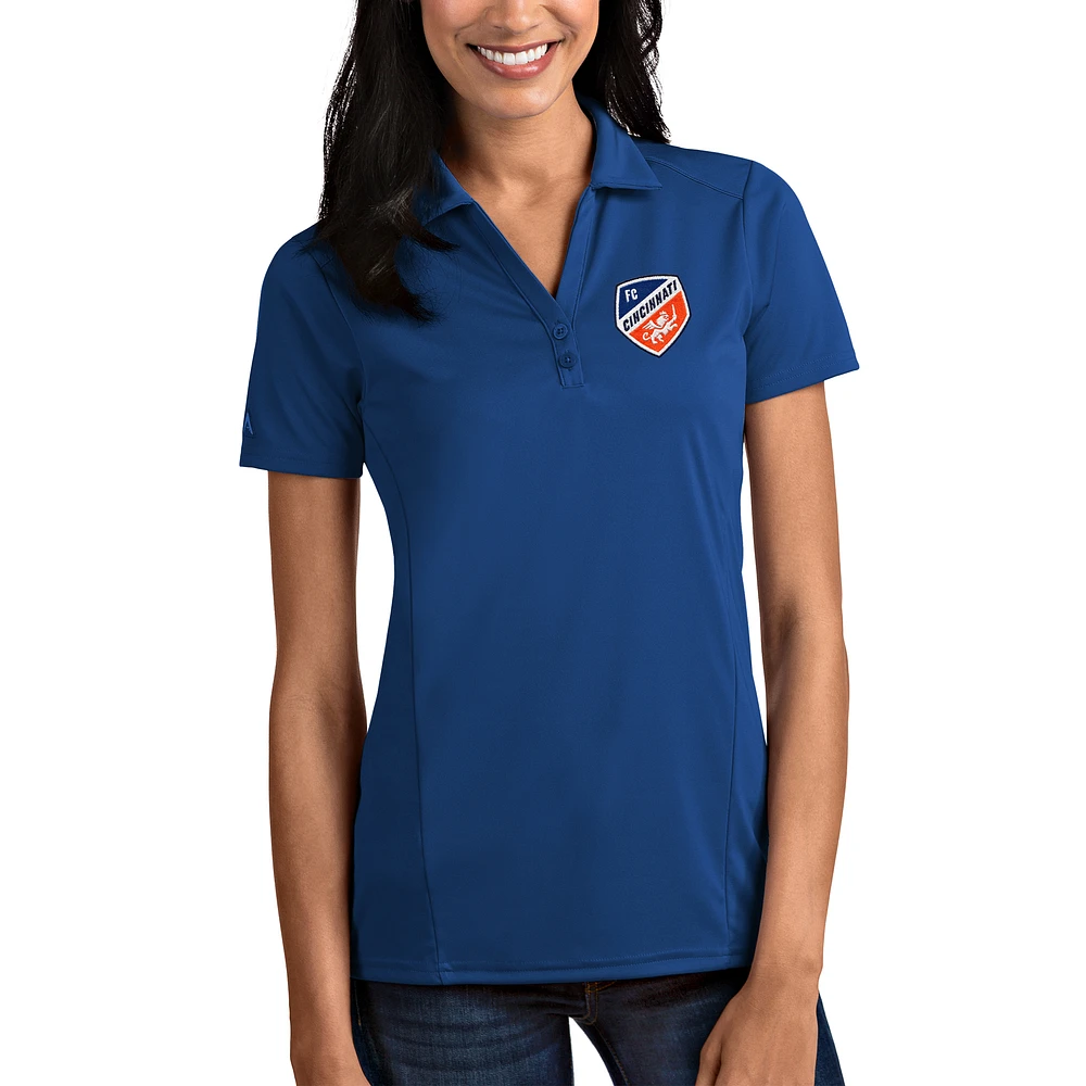 FC Cincinnati Antigua Women's Tribute Polo - Royal
