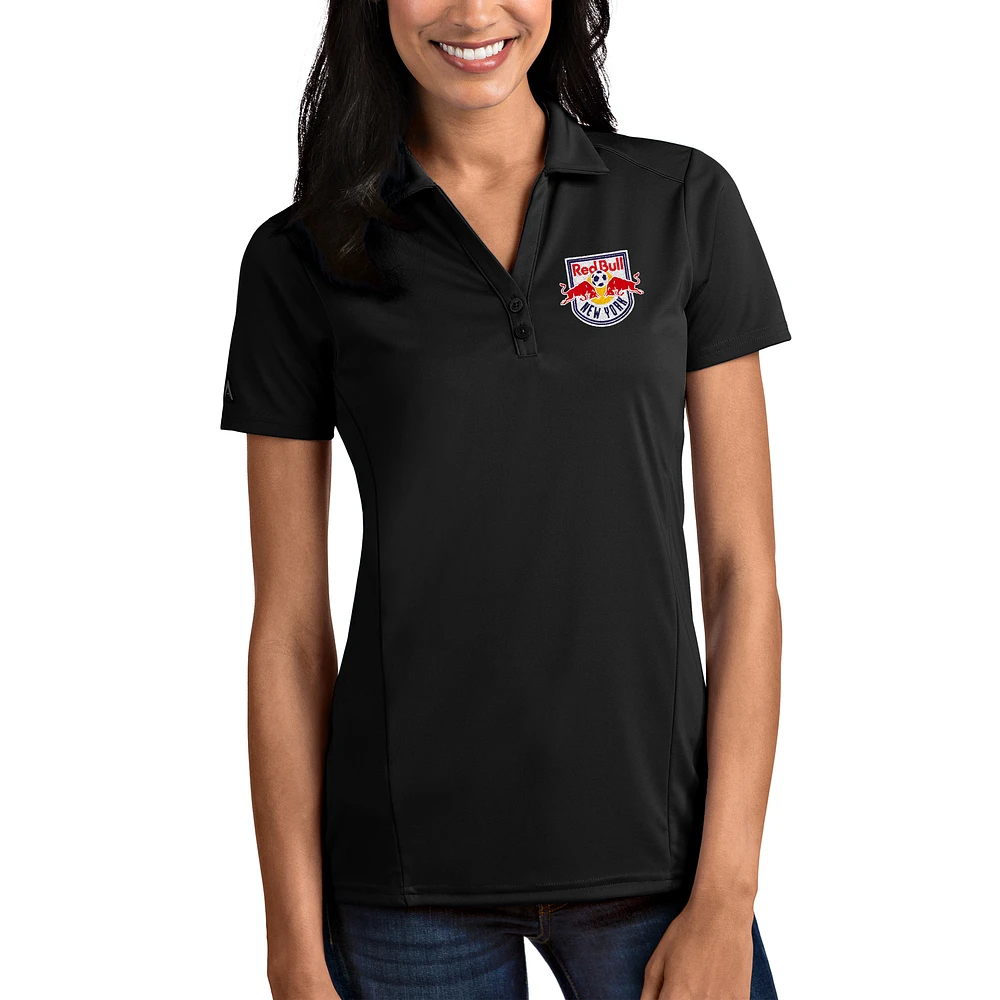 New York Red Bulls Antigua Women's Tribute Polo - Black