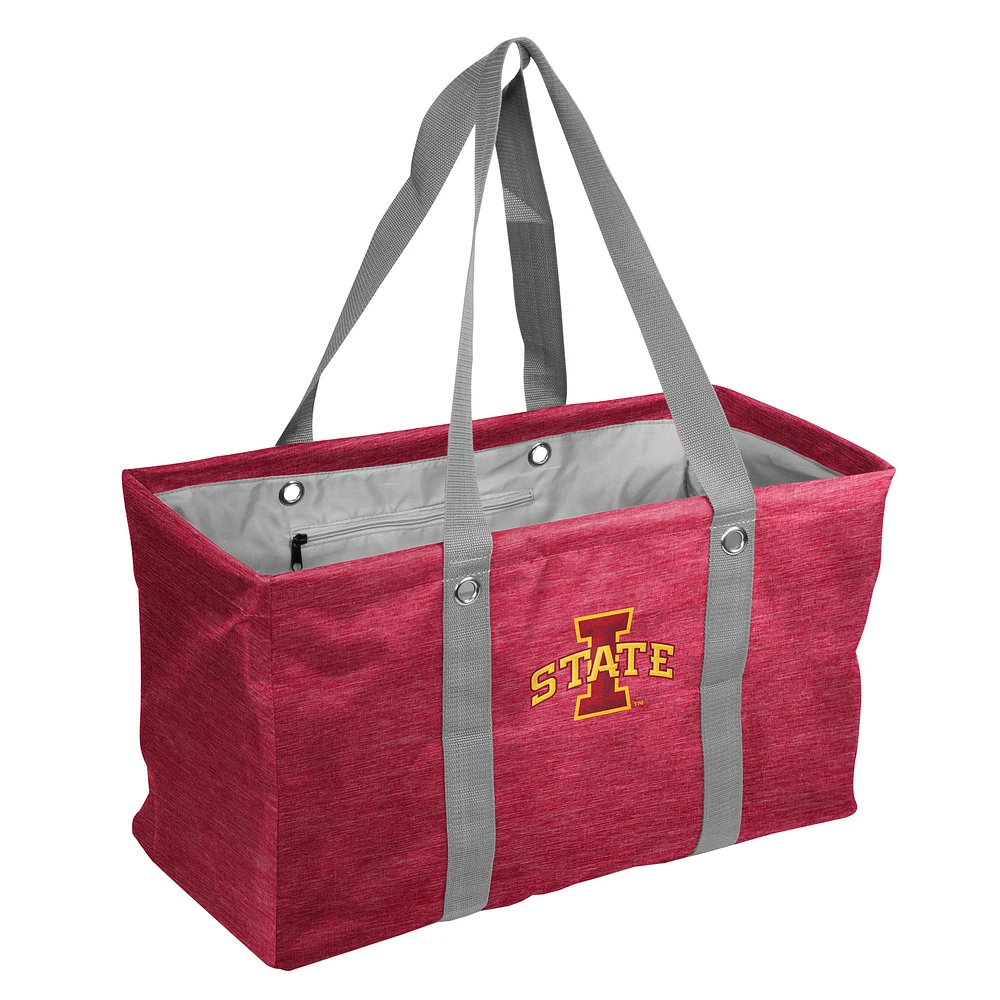 Iowa State Cyclones Crosshatch Picnic Caddy Tote Bag