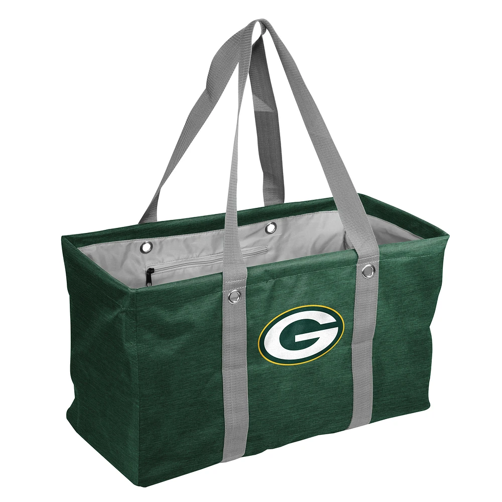 Green Bay Packers Crosshatch Picnic Caddy Tote Bag