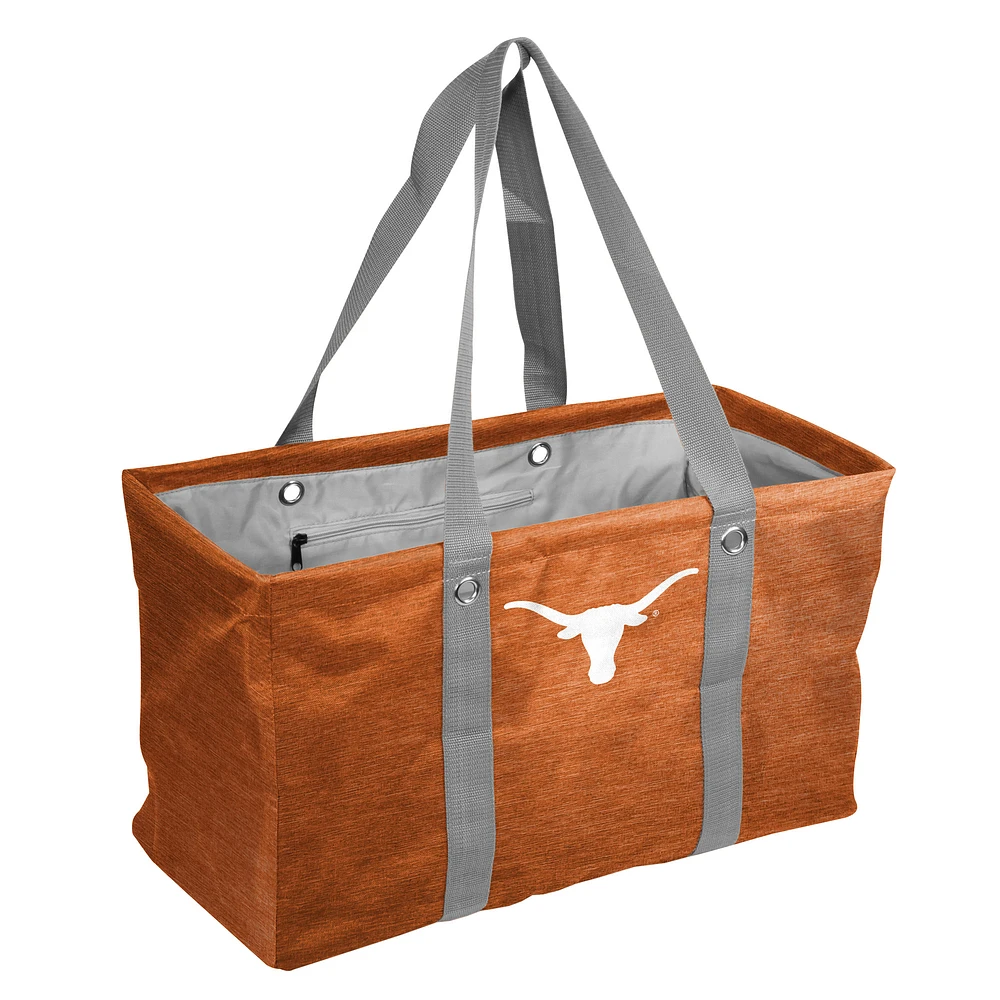 Texas Longhorns Crosshatch Picnic Caddy Tote Bag
