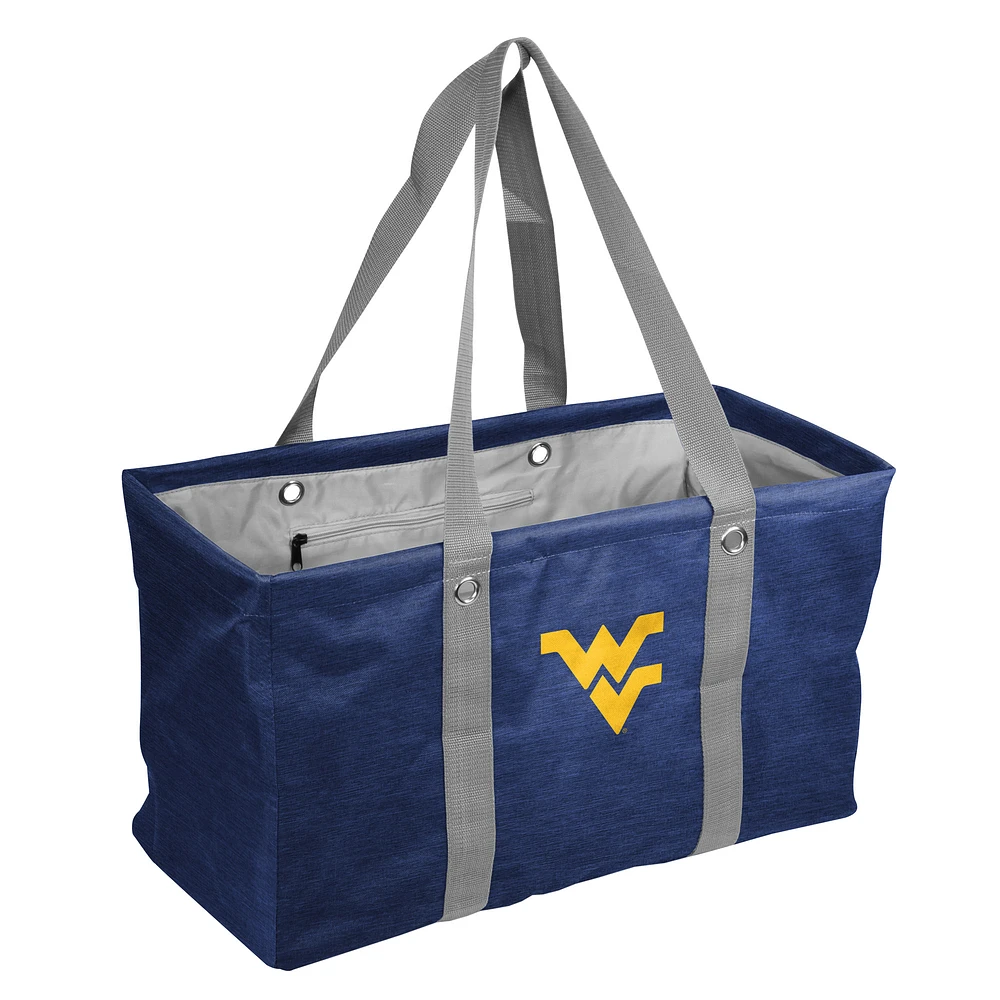 West Virginia Mountaineers Crosshatch Picnic Caddy Tote Bag