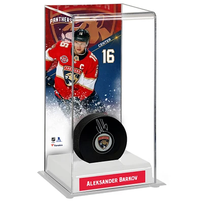 Aleksander Barkov Florida Panthers Deluxe Tall Hockey Puck Case