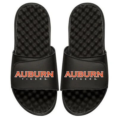 Men's ISlide Black Auburn Tigers Wordmark Slide Sandals