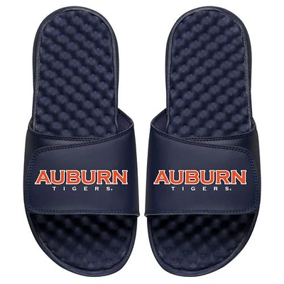 Men's ISlide Navy Auburn Tigers Wordmark Slide Sandals