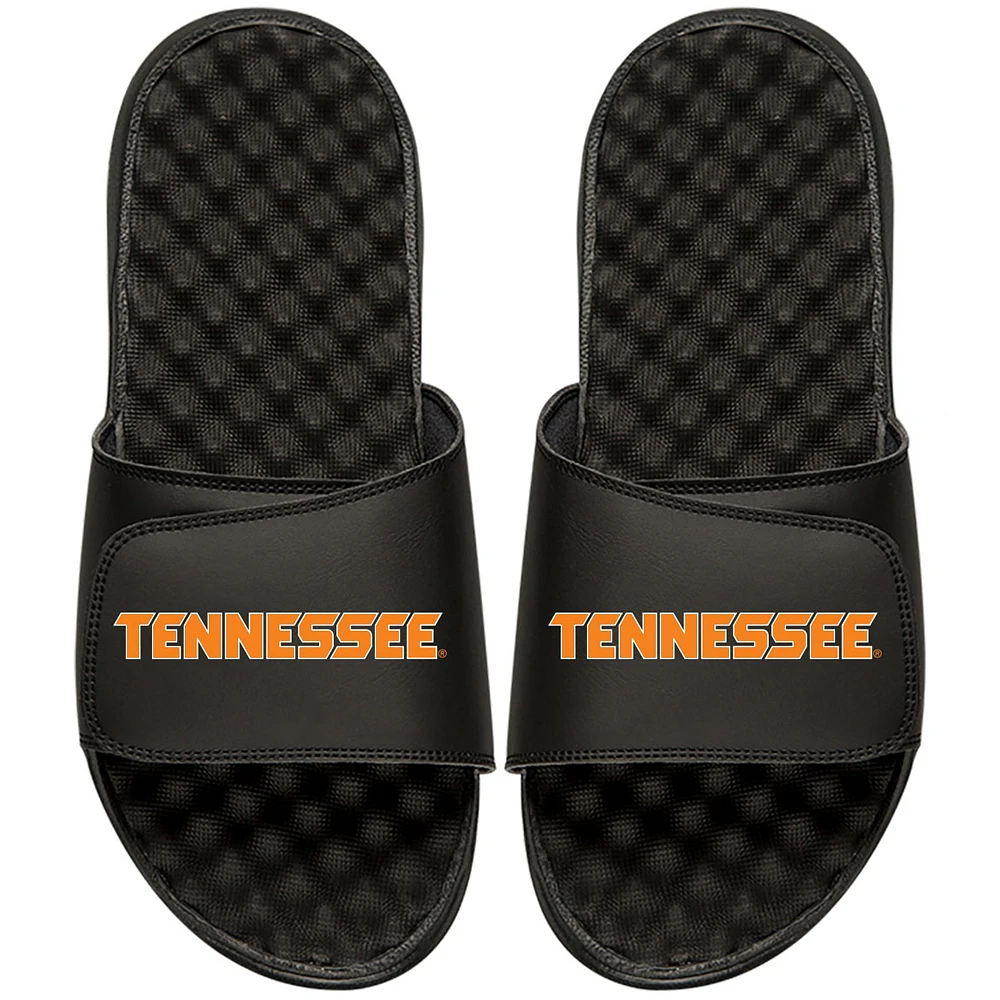 Men's ISlide Black Tennessee Volunteers Wordmark Slide Sandals