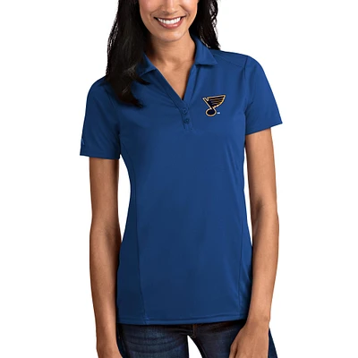 Women's Antigua Royal St. Louis Blues Tribute Polo