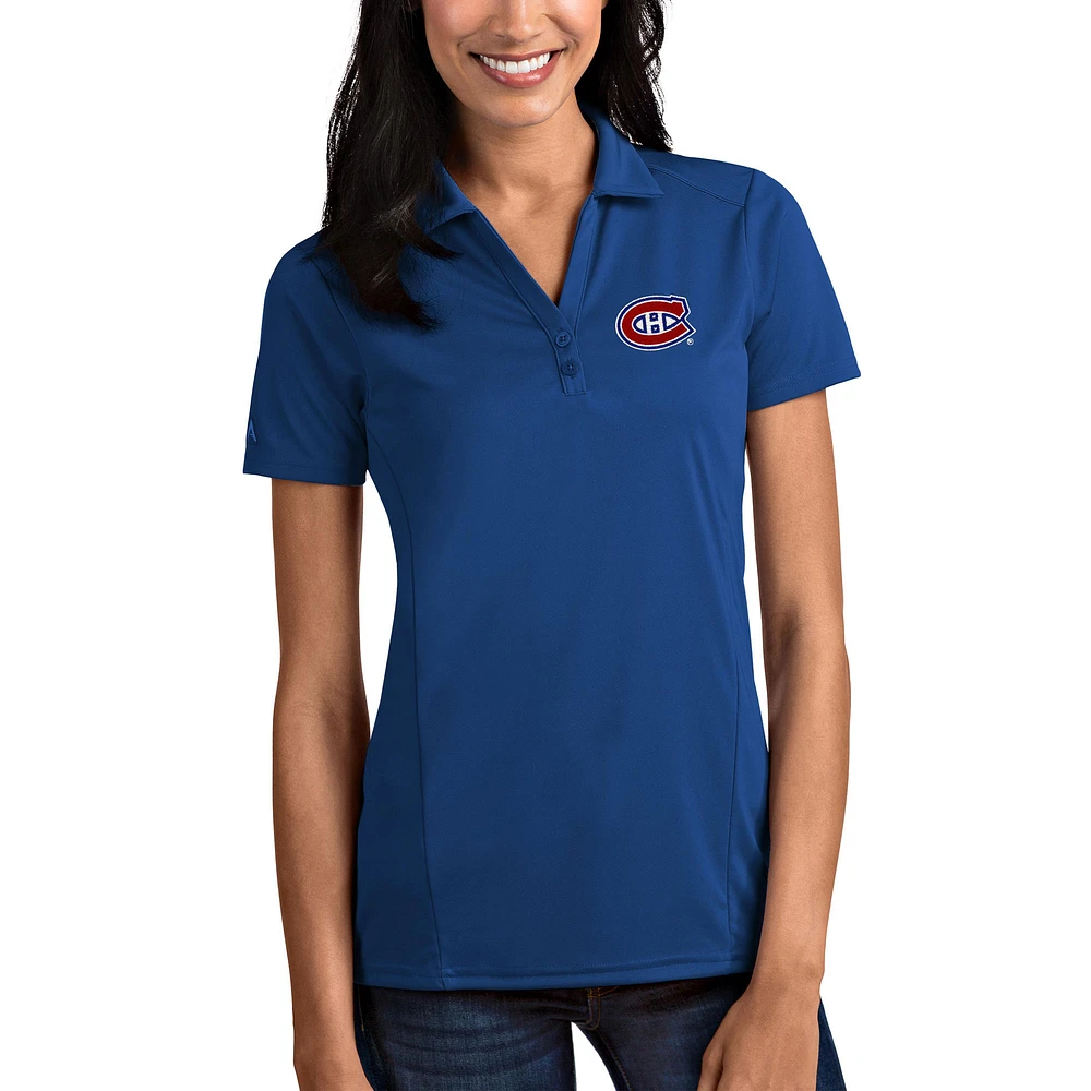 Women's Antigua Royal Montreal Canadiens Tribute Polo