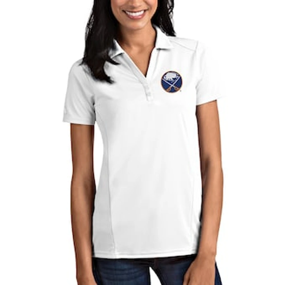 Women's Antigua White Buffalo Sabres Tribute Polo