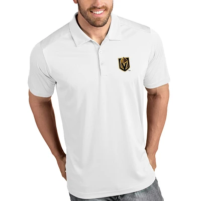 Men's Antigua White Vegas Golden Knights Tribute Polo