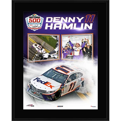 Denny Hamlin 10.5" x 13" 2019 Daytona 500 Champion Sublimated Plaque
