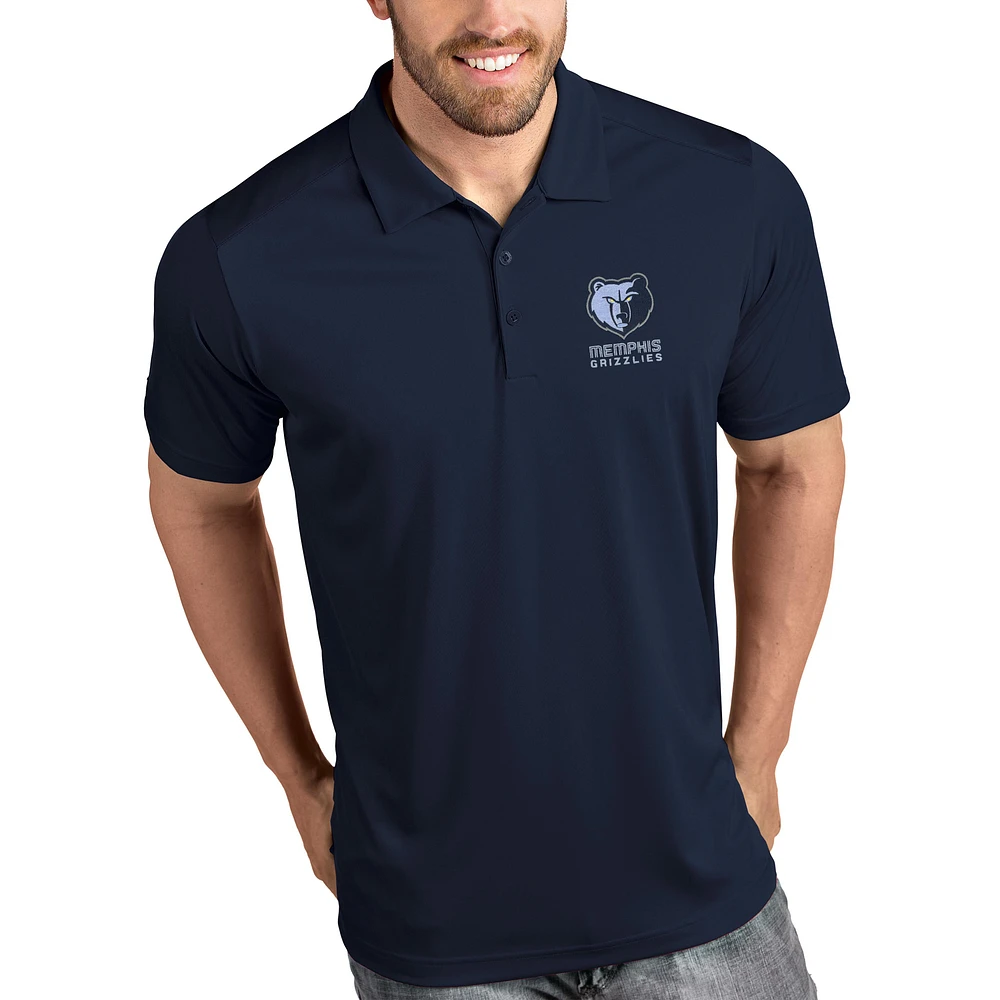 Men's Antigua Navy Memphis Grizzlies Tribute Polo