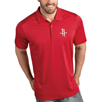 Men's Antigua Red Houston Rockets Tribute Polo