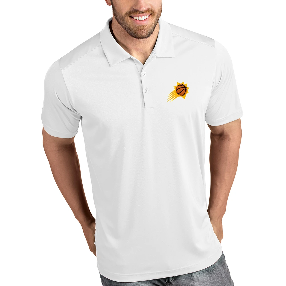 Men's Antigua White Phoenix Suns Tribute Polo