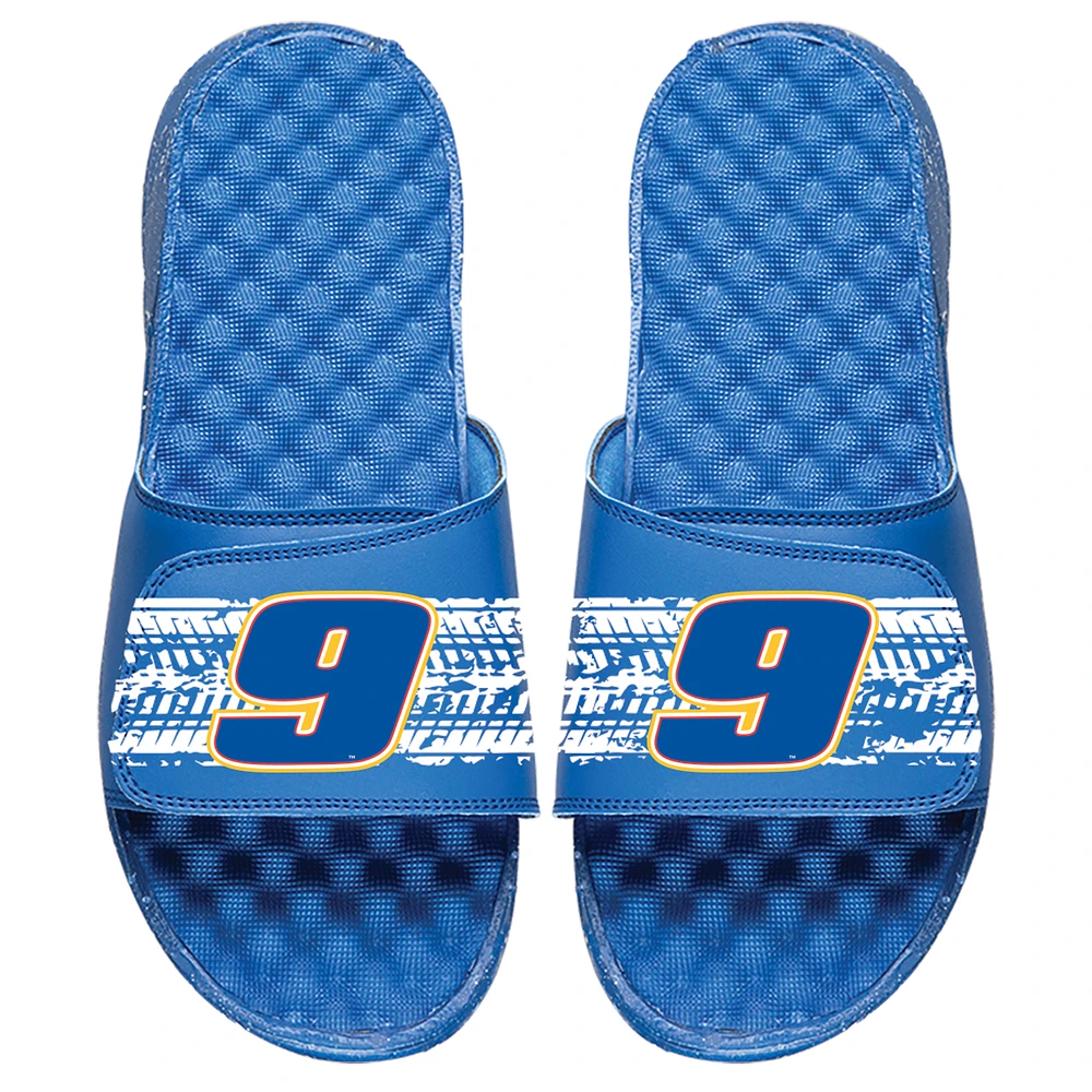 Men's ISlide Royal Chase Elliott Driver Tire Marks Slide Sandals
