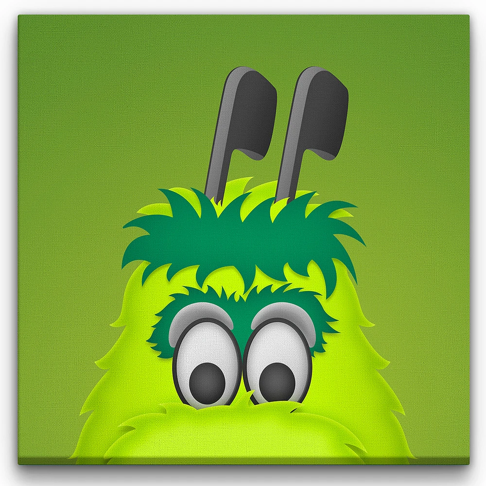 Dallas Stars 14'' x 14'' Minimalist Mascot Canvas Wrap