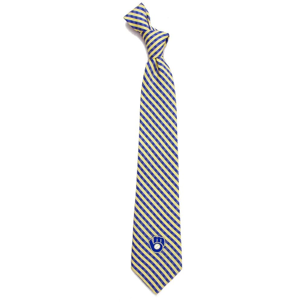 Milwaukee Brewers Gingham Tie