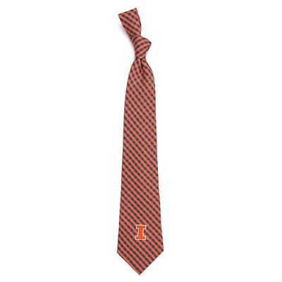 Illinois Fighting Illini Gingham Tie