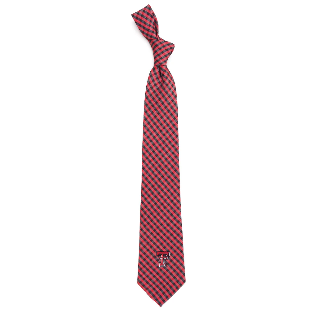 Texas Tech Red Raiders Gingham Tie