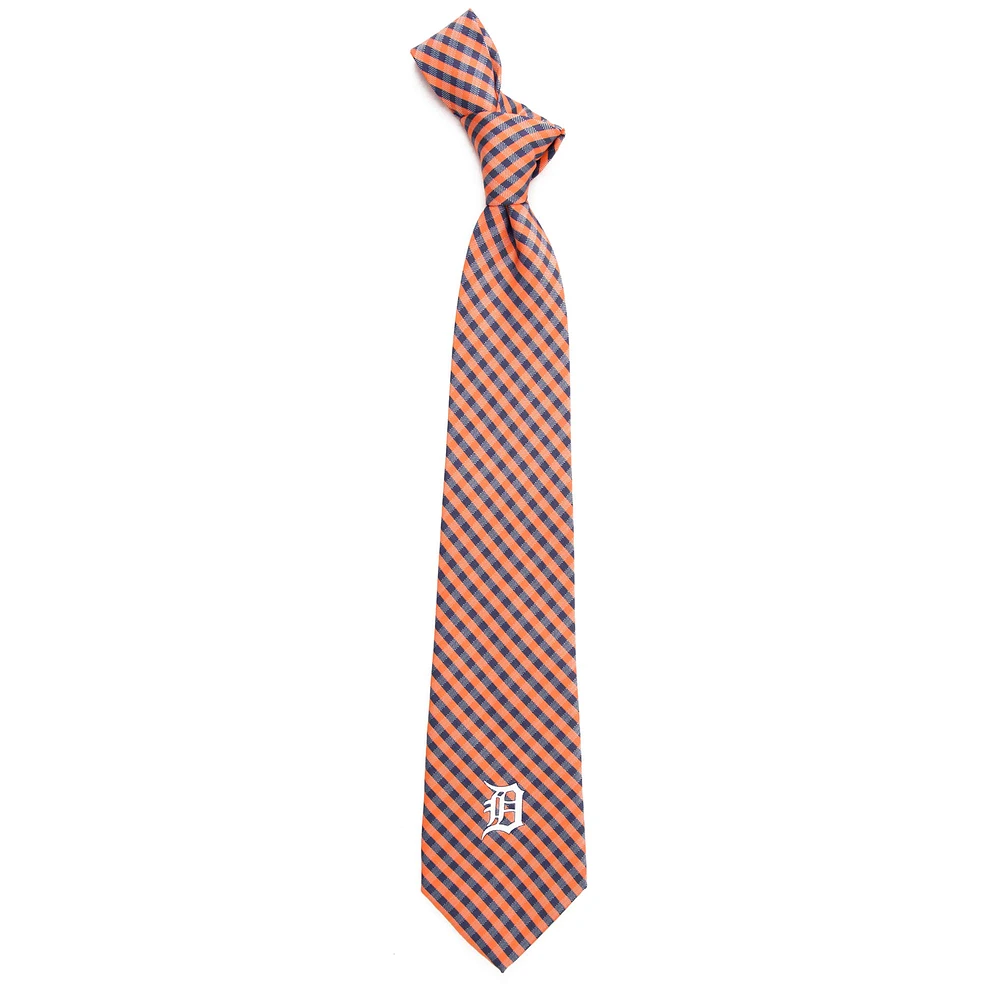 Detroit Tigers Gingham Tie