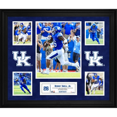 Benny Snell Kentucky Wildcats Framed 23" x 27" 5-Photo Collage