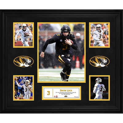 Drew Lock Missouri Tigers Framed 23" x 27" 5-Photo Collage