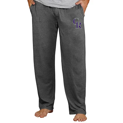 Men's Concepts Sport Charcoal Colorado Rockies Quest Lounge Pants