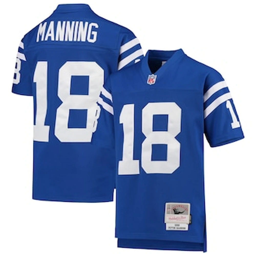 Youth Mitchell & Ness Peyton Manning Royal Indianapolis Colts 1998 Legacy Retired Player Jersey