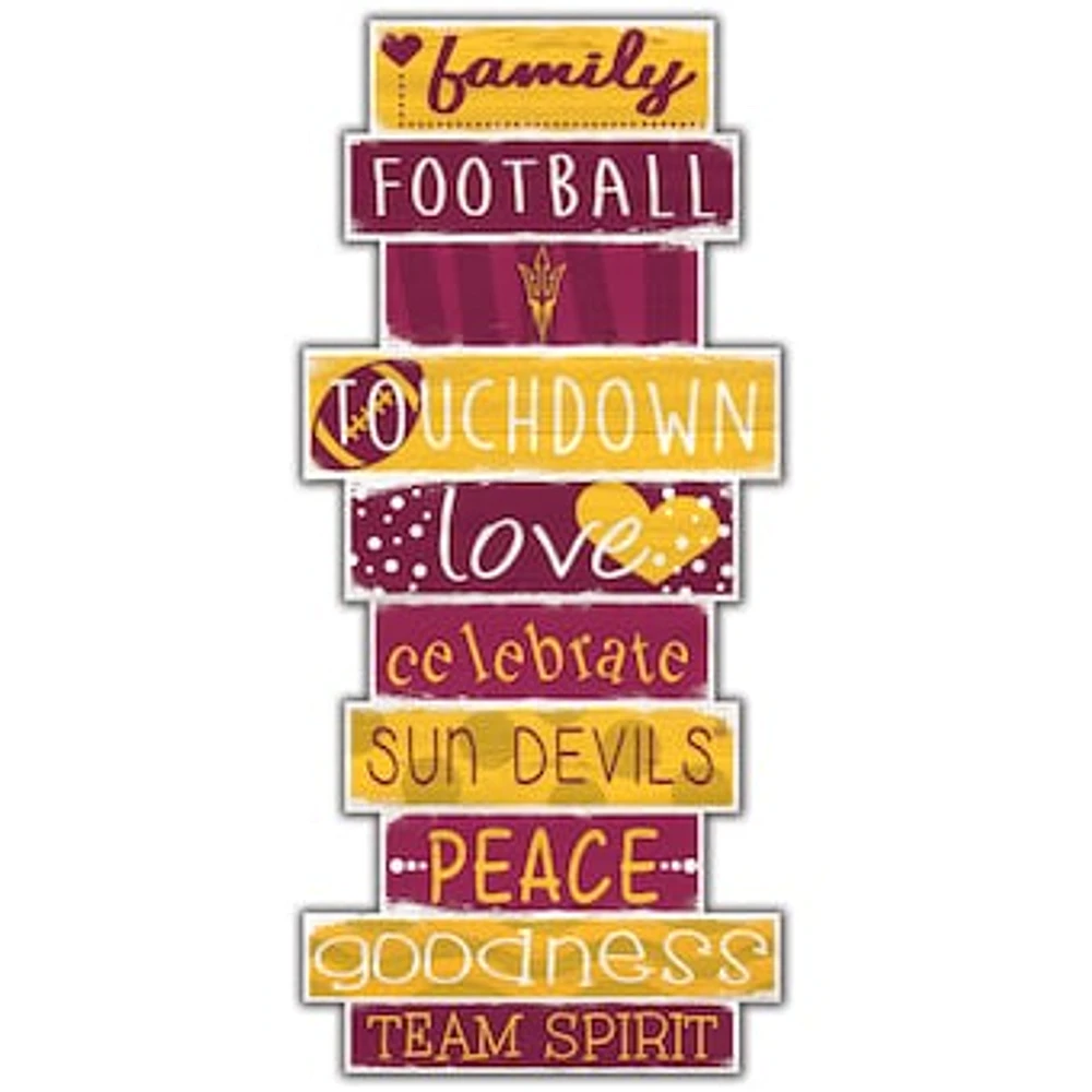 Arizona State Sun Devils 5'' x 24'' Celebrations Stack Sign