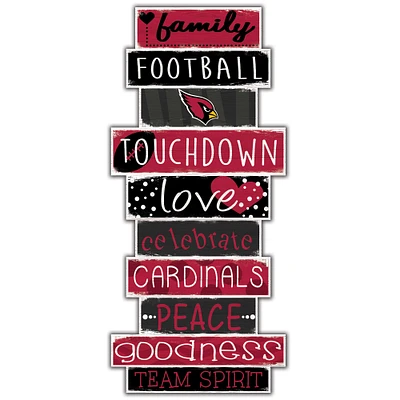 Arizona Cardinals 5'' x 24'' Celebrations Stack Sign