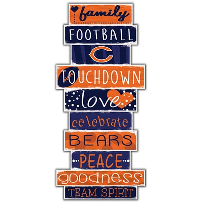 Chicago Bears 5'' x 24'' Celebrations Stack Sign