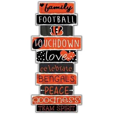 Cincinnati Bengals 5'' x 24'' Celebrations Stack Sign