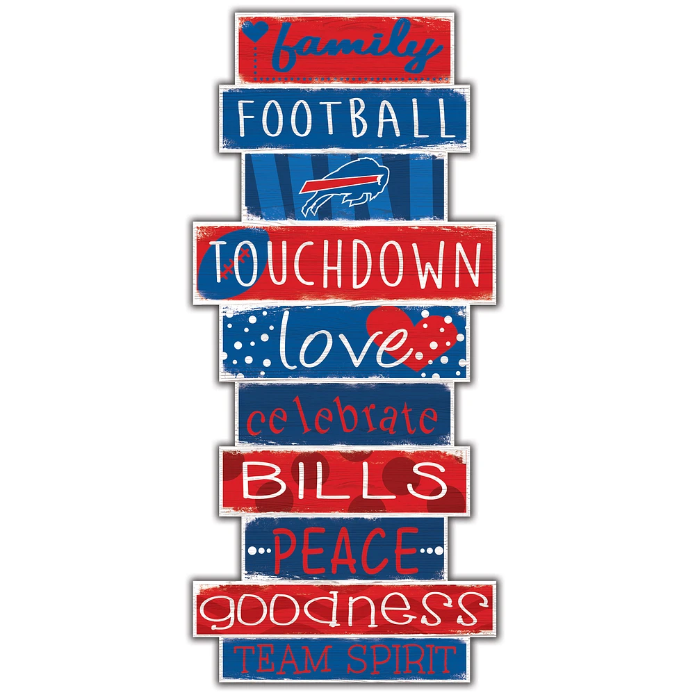 Buffalo Bills 5'' x 24'' Celebrations Stack Sign