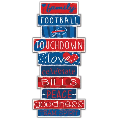 Buffalo Bills 5'' x 24'' Celebrations Stack Sign
