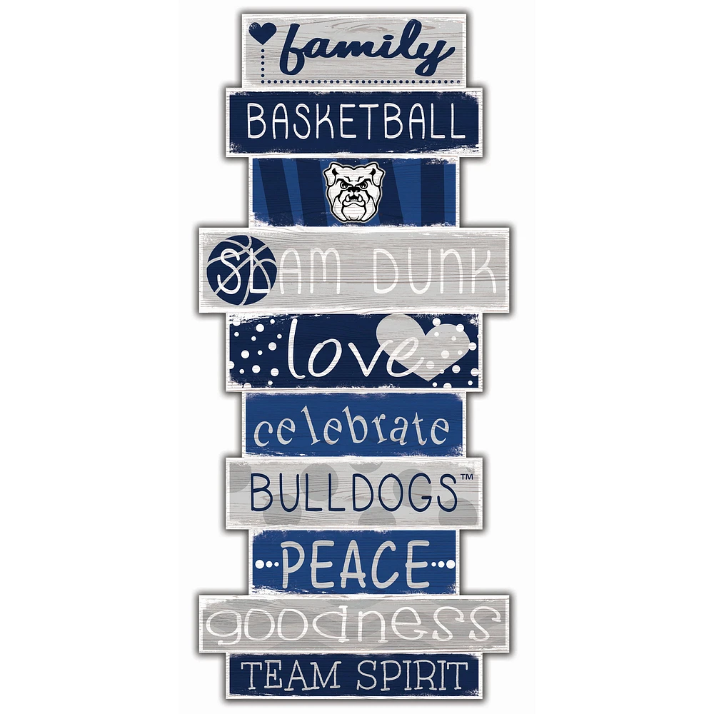 Butler Bulldogs 5'' x 24'' Celebrations Stack Sign