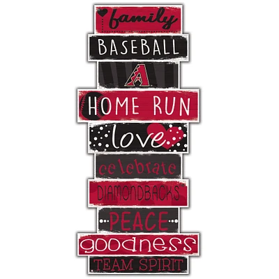 Arizona Diamondbacks 5'' x 24'' Celebrations Stack Sign