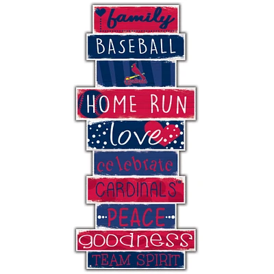 St. Louis Cardinals 5'' x 24'' Celebrations Stack Sign