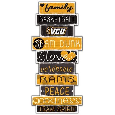 VCU Rams 5'' x 24'' Celebrations Stack Sign