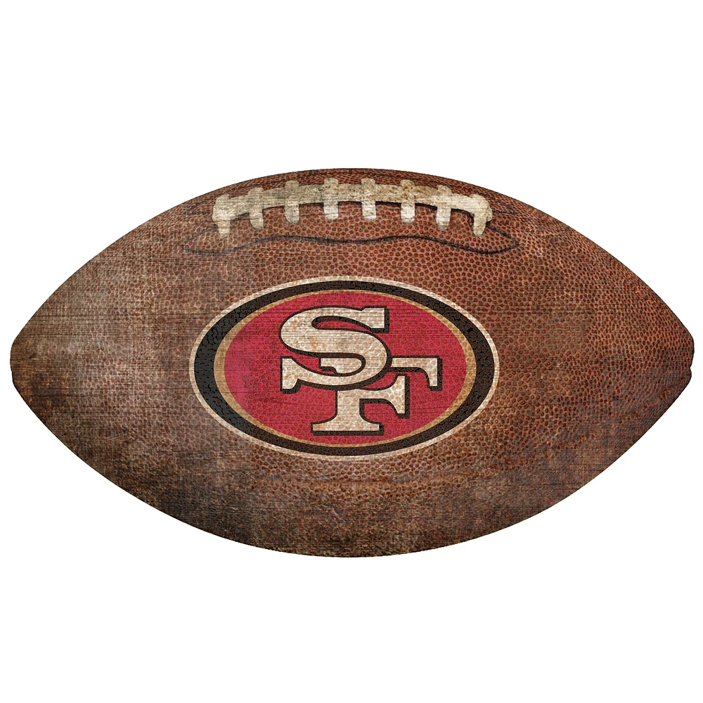San Francisco 49ers 12'' Football Sign