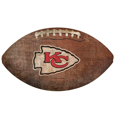 Kansas City Chiefs 12'' Football Sign