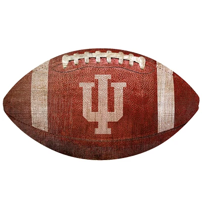 Indiana Hoosiers 12'' Football Sign
