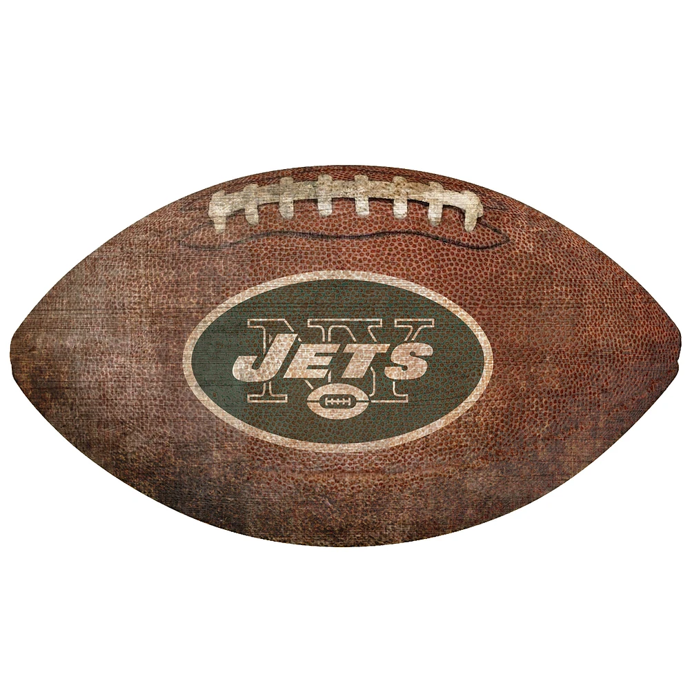 New York Jets 12'' Football Sign