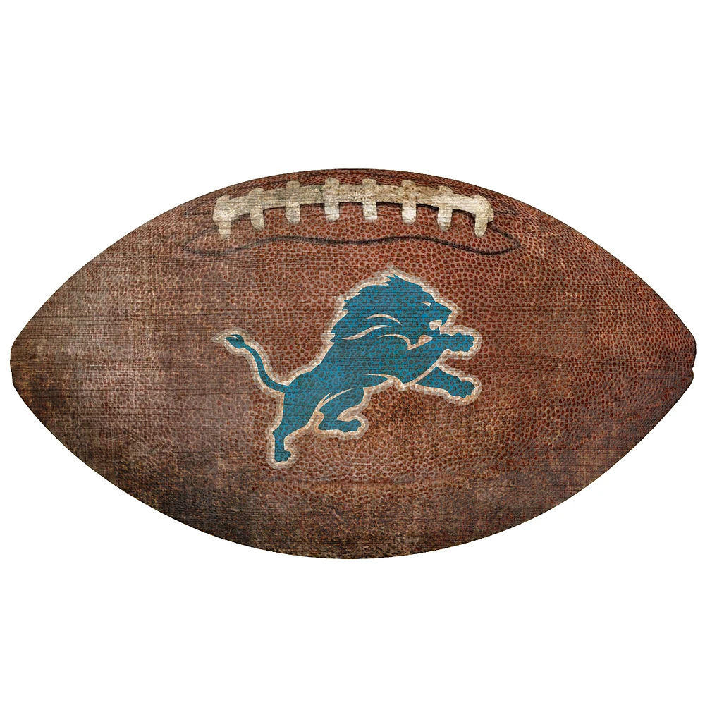 Detroit Lions 12'' Football Sign