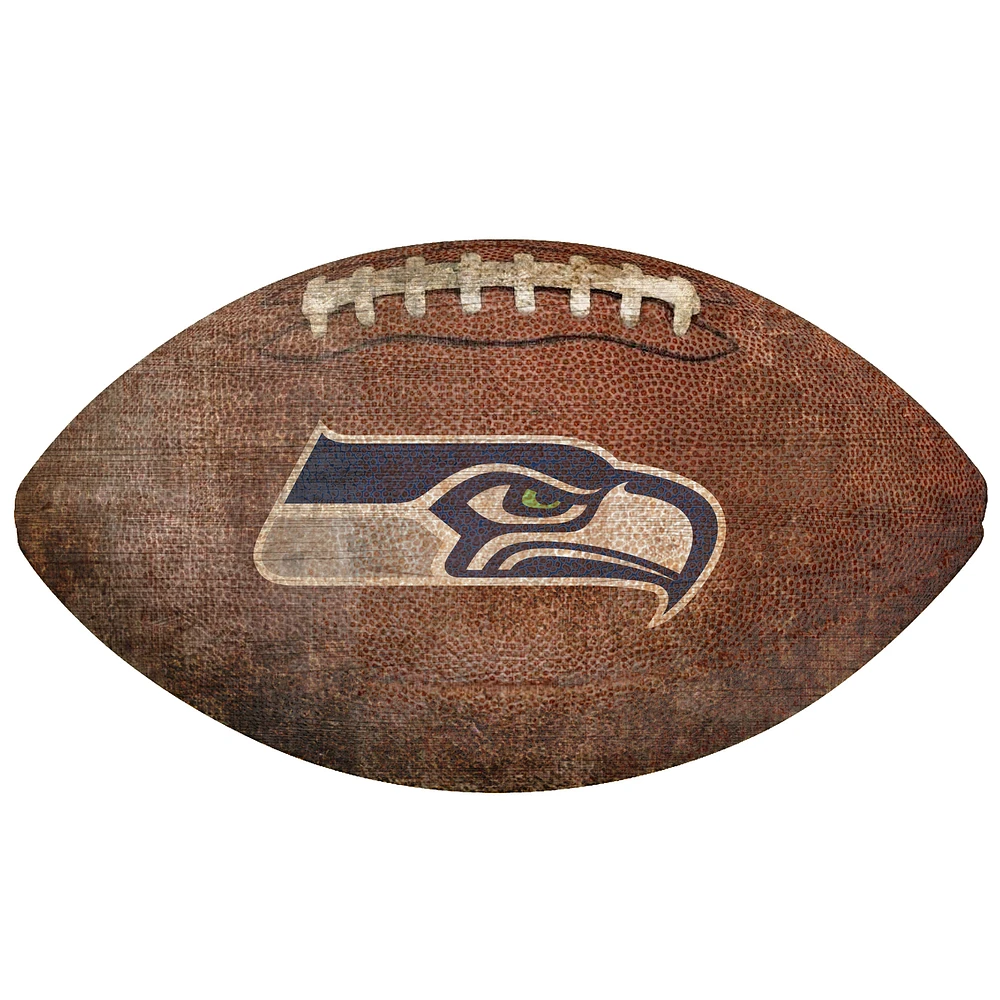 Seattle Seahawks 12'' Football Sign