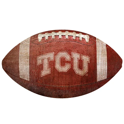 TCU Horned Frogs 12'' Football Sign