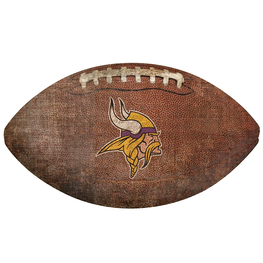 Minnesota Vikings 12'' Football Sign