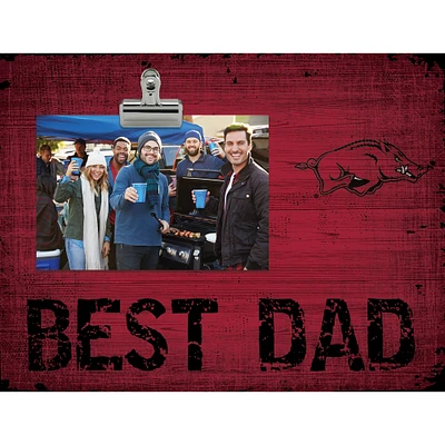 Arkansas Razorbacks 8'' x 10.5'' Best Dad Clip Frame