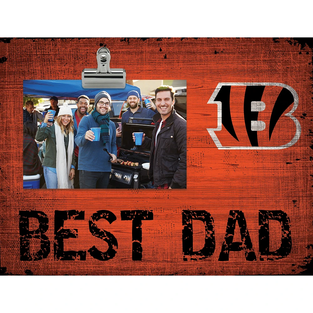 Cincinnati Bengals 8'' x 10.5'' Best Dad Clip Frame