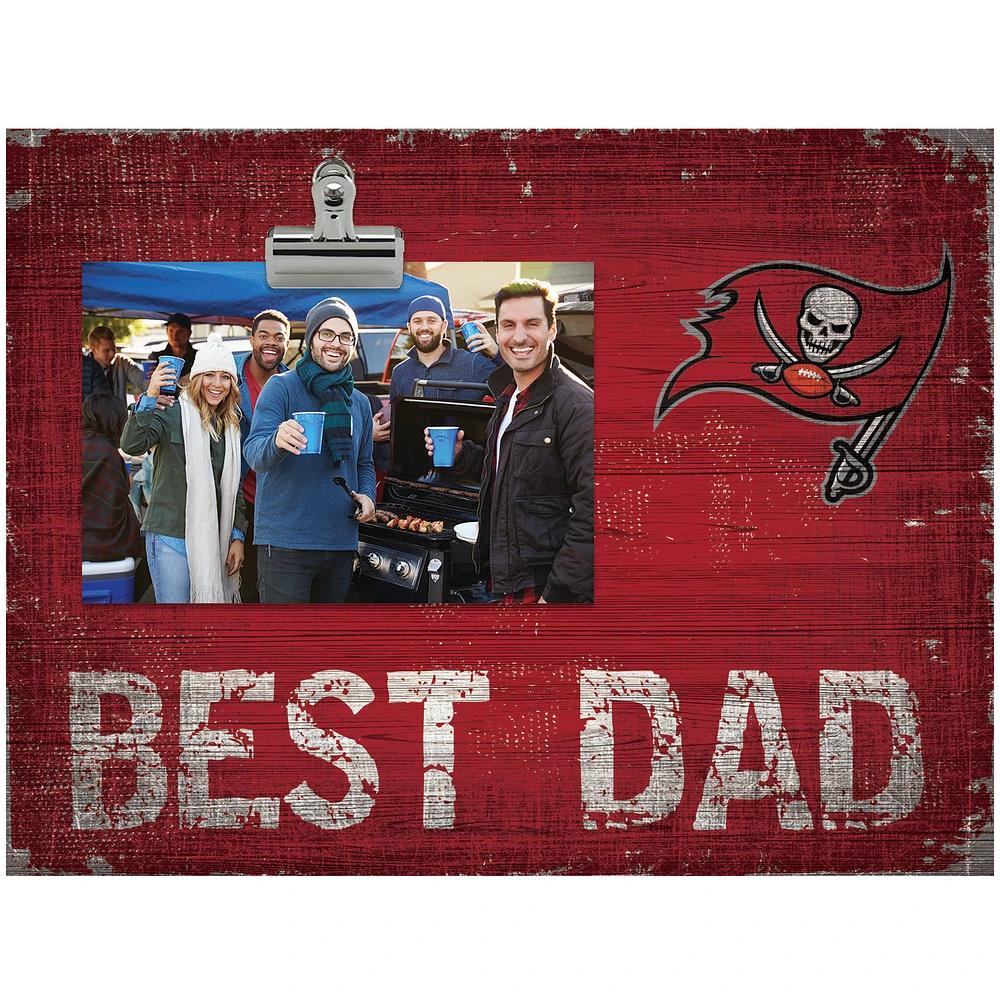 Tampa Bay Buccaneers 8'' x 10.5'' Best Dad Clip Frame