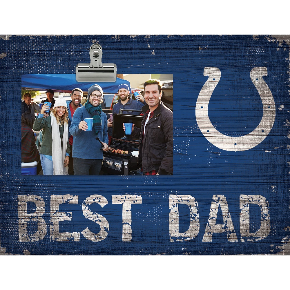 Indianapolis Colts 8'' x 10.5'' Best Dad Clip Frame